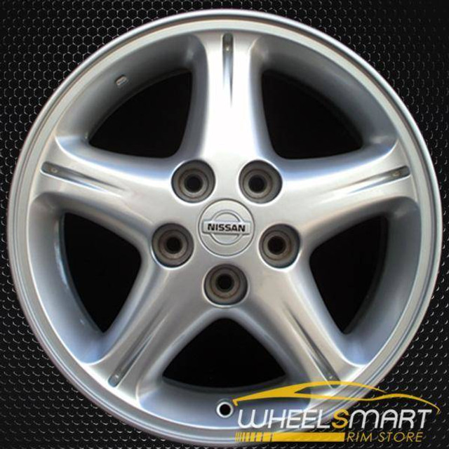 16" Nissan Maxima OEM wheel 1999 Silver alloy stock rim ALY62375U10 16" Nissan Maxima OEM wheel 1999 Silver alloy stock rim ALY62375U10