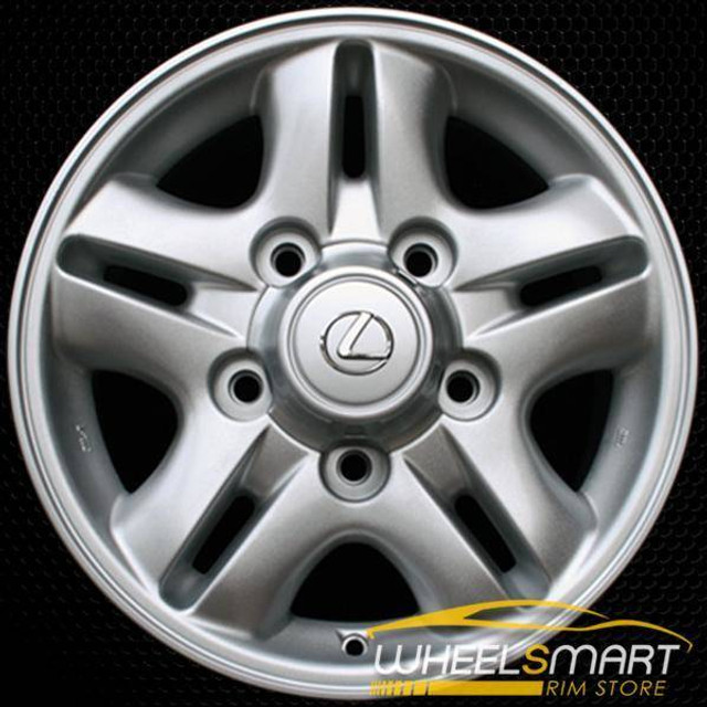 16" Lexus LX470 OEM wheel 1998-2002 Silver alloy stock rim ALY74145U10