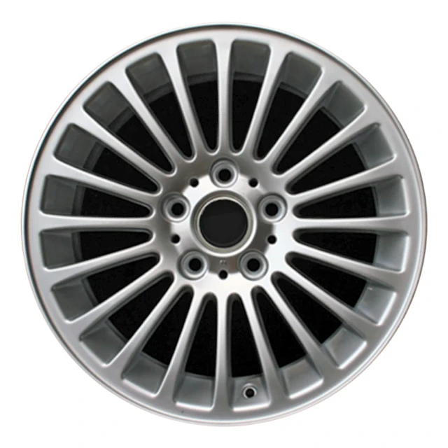 59343u10 BMW 3-series factory original rim 17x7 OEM wheel part 36116753816, on white background