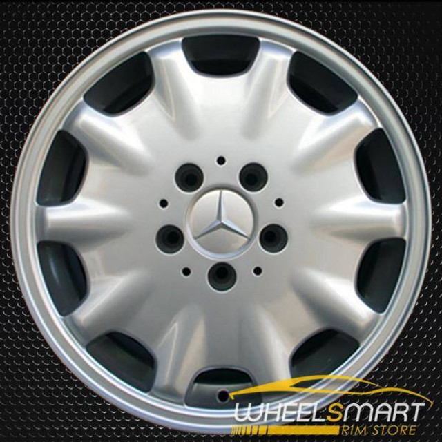 16" Mercedes E320 OEM wheel 1995-1999 Silver alloy stock rim ALY65168U10