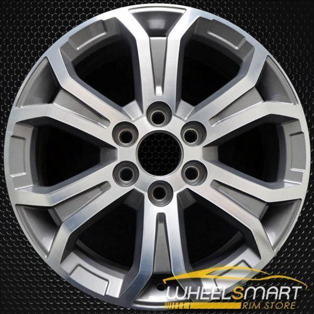 19x7.5 Machined Charcoal alloy rims for sale | Factory OEM wheels fit GMC Acadia 2013-2016