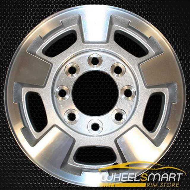 17" Chevy Silverado 2500 3500 OEM wheel 2011-2019 Machined alloy stock rim 9597726, 9597727