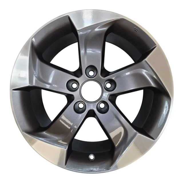 64075u35 Honda HR-V replica wheel replacement 64075B Grey rim part 42700T7WA82, front view on white background