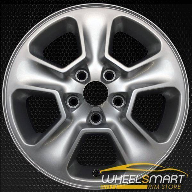 17x8 Silver alloy rims for sale | Factory OEM wheels fit Jeep Grand Cherokee 2014-2017