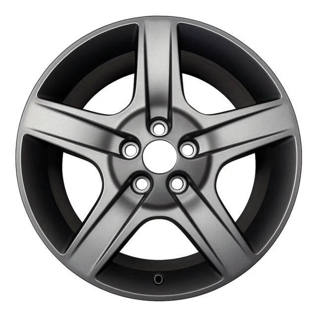 20-inch Charcoal Land Rover Defender oem rim 72352 front view on white background. 20-inch Charcoal Land Rover Defender oem rim 72352 front view on white background.