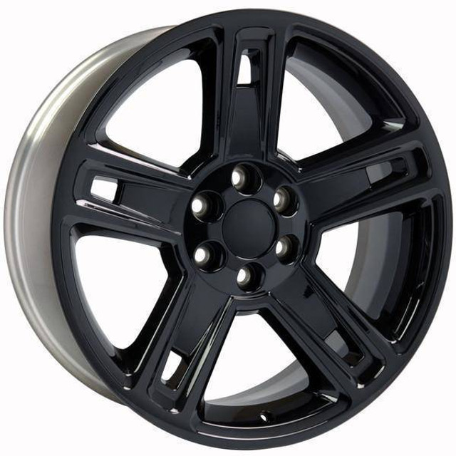 22" Chevy Avalanche replica wheel 2002-2013 Black rims 9507616