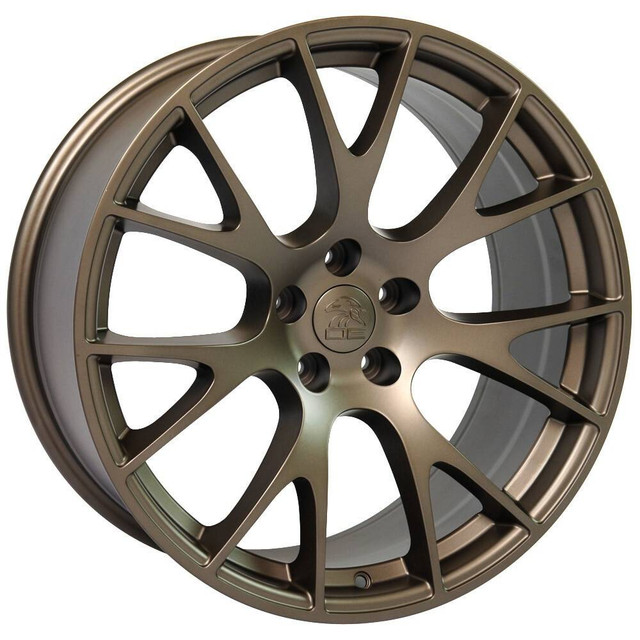 22" Bronze Hellcat replica wheels for Dodge Charger replacement rims 9507541
