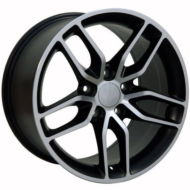 17" Chevy Camaro replica wheel 1993-2002 Black Machined rims 9506928