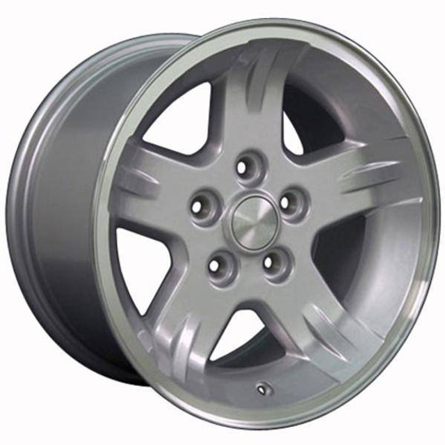 15" Jeep Wrangler replica wheel 1987-2006 Silver Machined rims 7154712