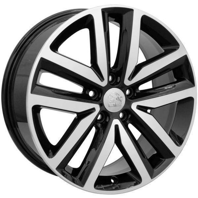 18" Volkswagen VW GTI replica wheel 2006-2018 Black Machined rims 9490043 18" Volkswagen VW GTI replica wheel 2006-2018 Black Machined rims 9490043