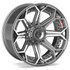 5-lug 4Play 4P08 Wheels Machined Gunmetal Custom Truck Rims