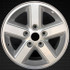 16" Jeep Wrangler OEM wheel 2007-2008 Silver alloy stock rim F2090706