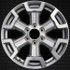 20" Nissan Titan OEM wheel 2016-2019 Machined alloy stock rim 40300EZ00B