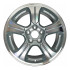 Front view of a 18x7.5 replica wheel replacement for Silver 2012-2015 Honda Pilot rim 42700SZAA42