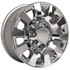 20" Chevy Silverado 2500 3500 replica wheel angle view Chrome rims 9510482