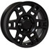 17" Toyota 4Runner replica wheel angle view Black rims 9508392