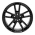 20" Dodge Charger replica wheel front view Black rims 9511045