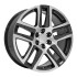 Angle view of a 20x9 replica wheel replacement CV63 for GM Truck rims 9511034