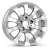 Angle view of 17x8 Replica rims for sale. Replacement Alloy wheels fit BMW 3 Series