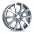 Angle view of a 17x7 replica wheel replacement for 2009-2011 Machined Charcoal Honda Civic rim 42700SNXA72