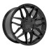 Angle view of a 19x10 replica wheel replacement CV03C for Chevy Corvette rims 9511114