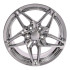 Front view of a 17x9.5 Chrome replica wheel replacement CV31 for Chevy Corvette rims 9508976