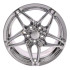 Front view of a 17x11 Chrome replica wheel replacement CV31 for Chevy Camaro rims 9508979