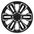 Front view of a 18x8.5 replica wheel replacement CV69 for Cadillac Escalade rims 9511408