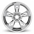 Front view of a 17" Ford Mustang OEM wheel 2005-2009 Chrome alloy stock rim 6R331007CA