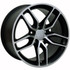 Machined face Satin Black wheel