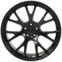 20" Satin Black Hellcat wheel replica for Dodge Challenger replacement  rims 9506265