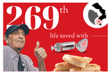 82-Year-Old Saved from Ball of Chicken