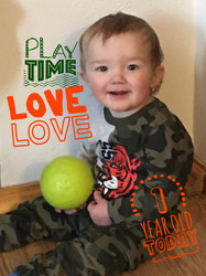 1 year old boy is #142