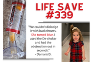 Fruit Dislodged in Life Save #339