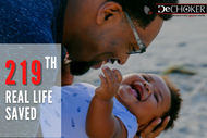 Save #219 - Dechoker® Saves 1 Year Old Baby with Down Syndrome