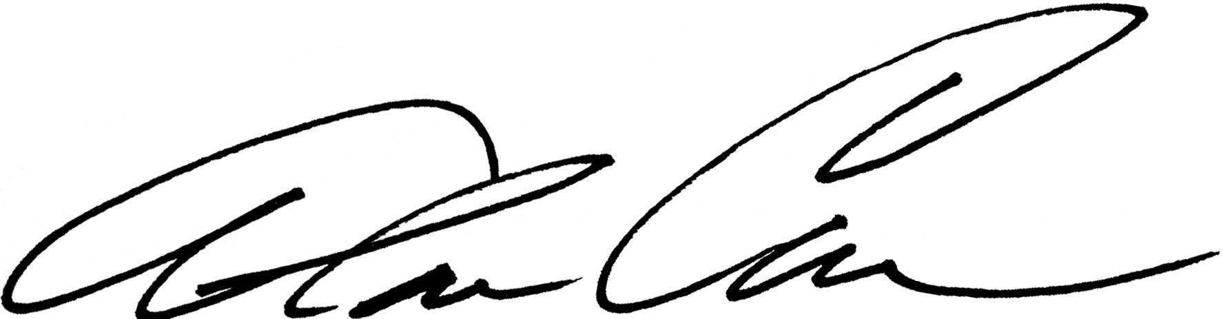 Signature of Alan Carver