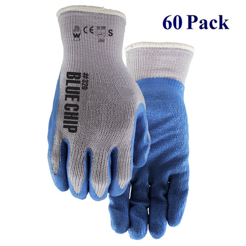 Blue Chip - Crinkle Rubber Palm - S-XL  (60 Pack)