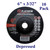 6" x 3/32" x 7/8" Cutting/Notching Disc - Steel/Stainless - Depressed (10 Pack)