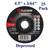 4.5" x 3/64" x 7/8" - Cutting Disc - Steel/Stainless - Depressed (25 Pack)
