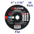 6" x 1/16" x 7/8" - Multi-cut Cutting Disc -  Flat (10 Pack)