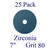 7" x 7/8" - Fiber Disc - Zirconia - Grit 80 (25 Pack)