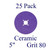 5" x 7/8" - Platinum Fiber Disc - Ceramic - Grit 80 (25 Pack)