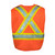 5-Point Mesh Tear-away Hi Vis Traffic Safety Vest - Orange, Lime, Black - S/M-2X/3X  (Box of 12)