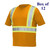 Hi Vis Crew Neck Short Sleeve Safety T-Shirt with Chest Pocket - Orange, Lime, Dark Blue, Black - S-4X  (Box of 12)