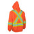 Hi Vis Safety Hoodie w/ Detachable Hood - Orange, Lime, Black - S-4XL  (4 Pack)