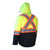 Hi Vis Softshell Winter Jacket w/ Detachable Hood - Orange, Lime, Black - S-5XL  (3 Pack)