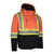 Safety Softshell Winter Jacket - 2 Pack - w/ Detachable Hood - Hi Vis Orange, Lime, Black - S-5XL 