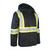 Safety Softshell Winter Jacket - 2 Pack - w/ Detachable Hood - Hi Vis Orange, Lime, Black - S-5XL 