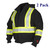 Fire Resistant Hi Vis Hoodie w/ Detachable Hood - Black - S-4XL  (2 Pack)