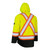 3-in-1 Winter Parka - w/ Removable Liner Jacket - Hi Vis Orange, Lime, Black - S-4XL 
